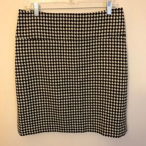 Talbots Checked Pencil Skirt for Career Work